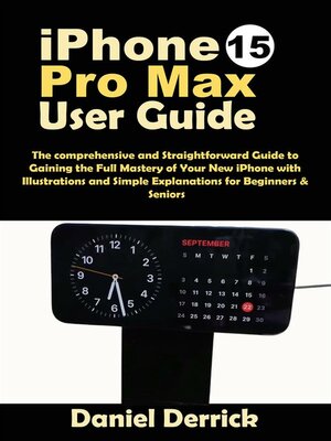 cover image of iPhone 15 Pro Max User Guide